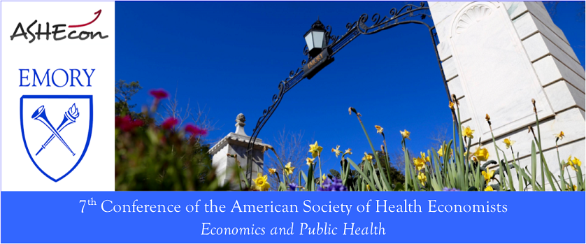7th Annual Conference of the American Society of Health Economists: http://ashecon.org/